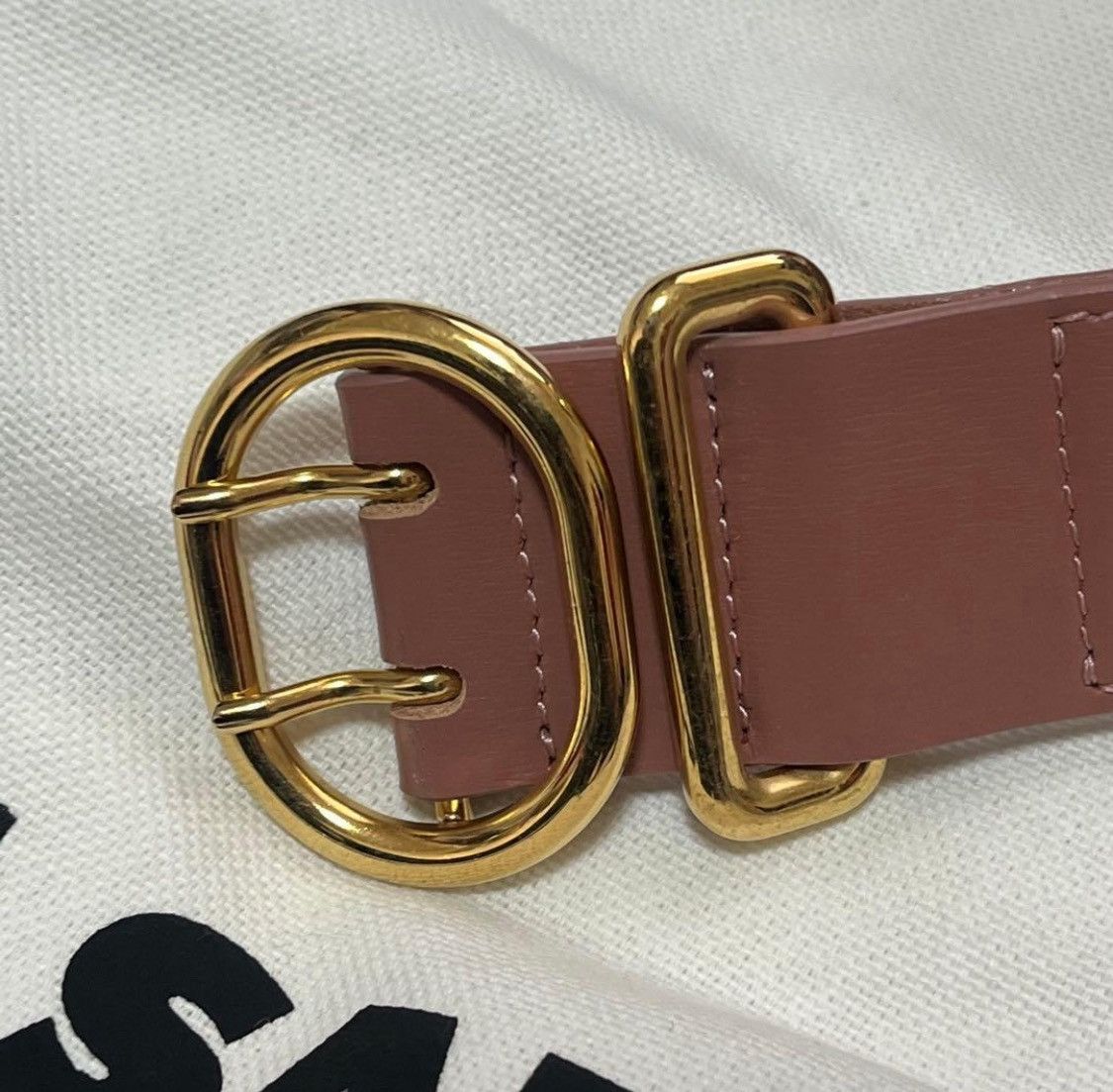 Jil Sander JIL SANDER Cannol Pink Leather Belt Size ONE SIZE - 4 Thumbnail