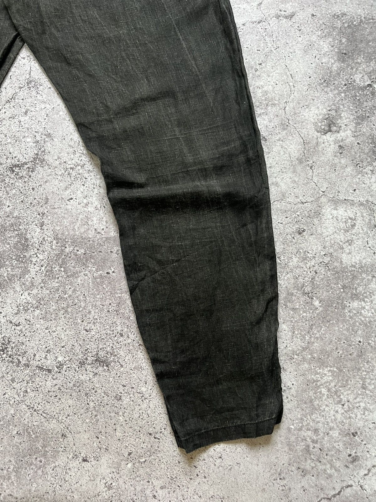 Japanese Brand × OSKA Oska Baggy Linen Pants Trousers Gray Size 26" / US 2 / IT 38 - 19 Thumbnail