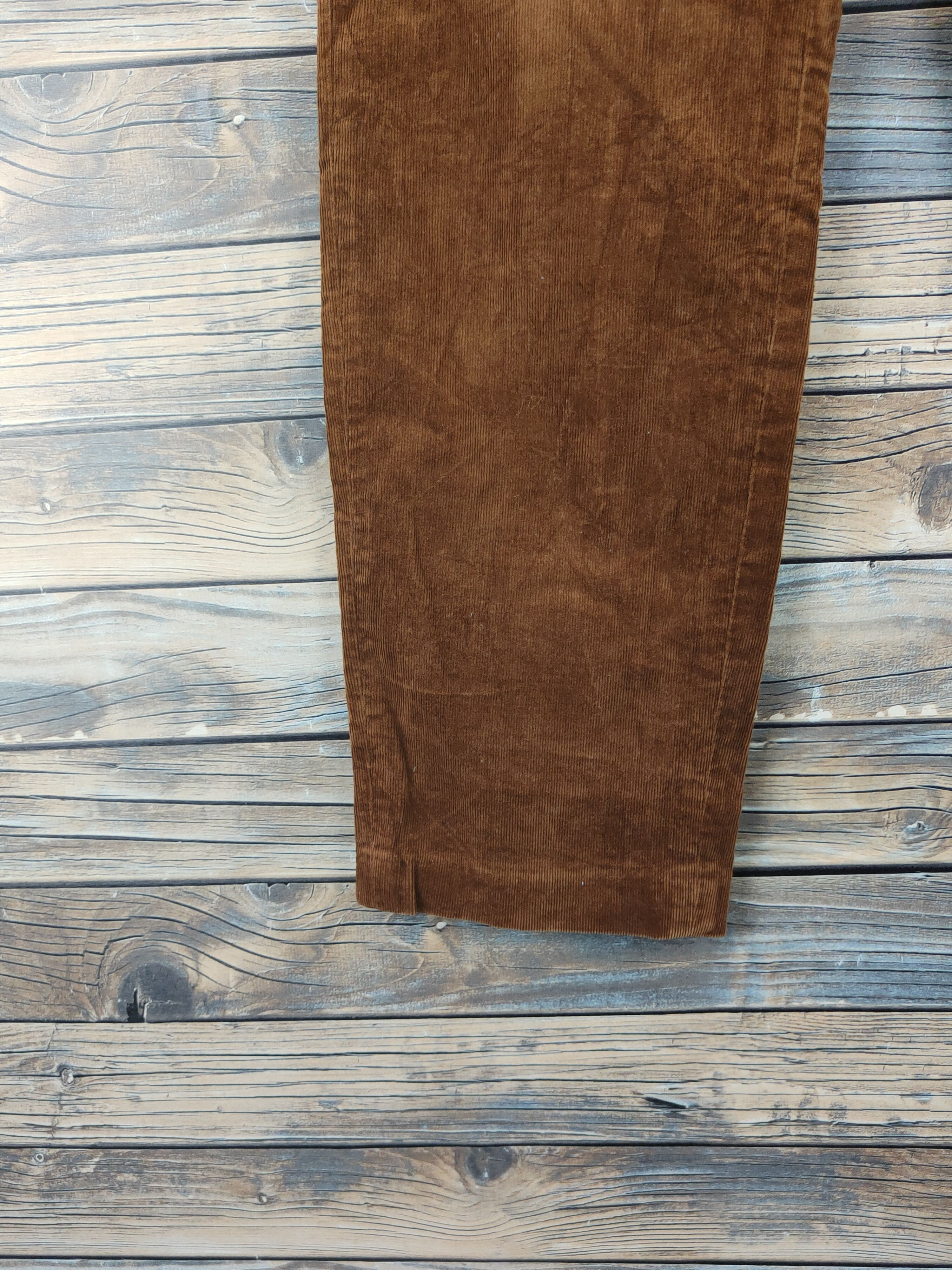 GU DL Gu Brown Multipocket Corduroy Pants #46-275T Size US 35 - 4 Thumbnail