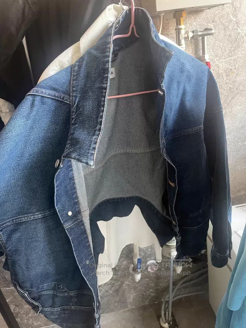 Balenciaga Balenciaga Two-Way Denim Jacket Size XS / US 0-2 / IT 36-38 - 1 Thumbnail
