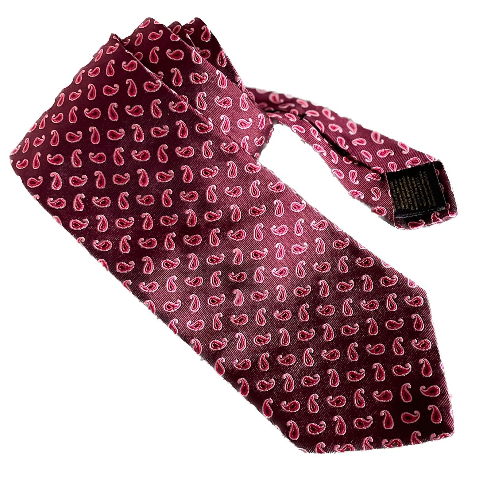 Brooks Brothers Brooks Brothers 100% silk paisley print tie necktie 3.5" w Size ONE SIZE - 1 Thumbnail