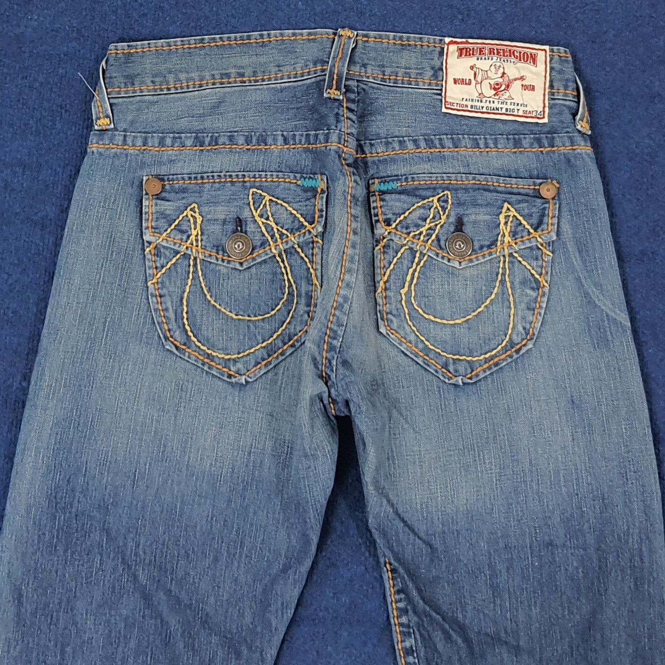 True Religion Vintage True Religion American Brand Jeans C258N10 Size US 33 - 2 Thumbnail