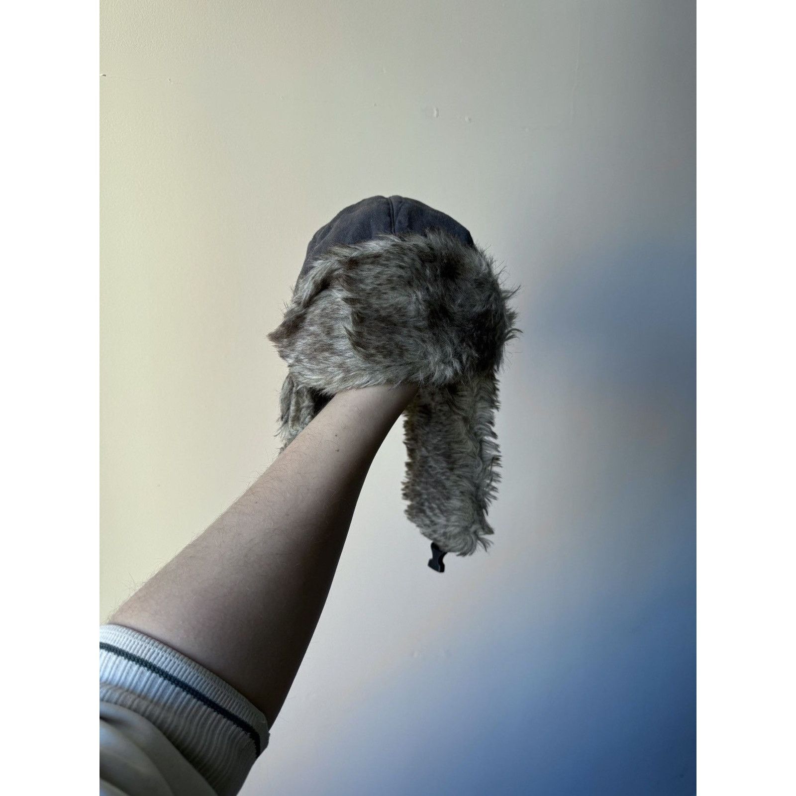 Japanese Brand × Vintage Y2K Ushanka Faux Fuzzy Fur Alt Trapper Hat Size ONE SIZE - 2 Thumbnail
