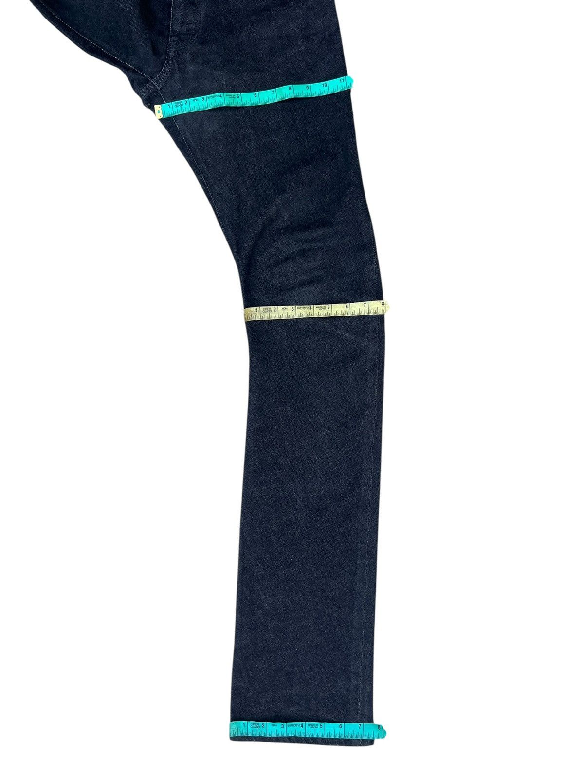 Kazuyuki Kumagai Attachment Black Attachment Japan Curve Long Leg Denim Jeans Size US 31 - 5 Thumbnail