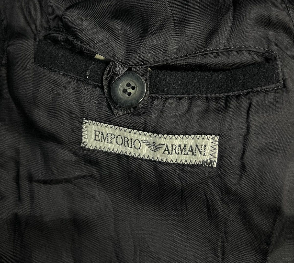 Emporio Armani × Vintage VINTAGE EMPORIO ARMANI MADE IN ITALY JACKET COAT Size US XL / EU 56 / 4 - 14 Thumbnail