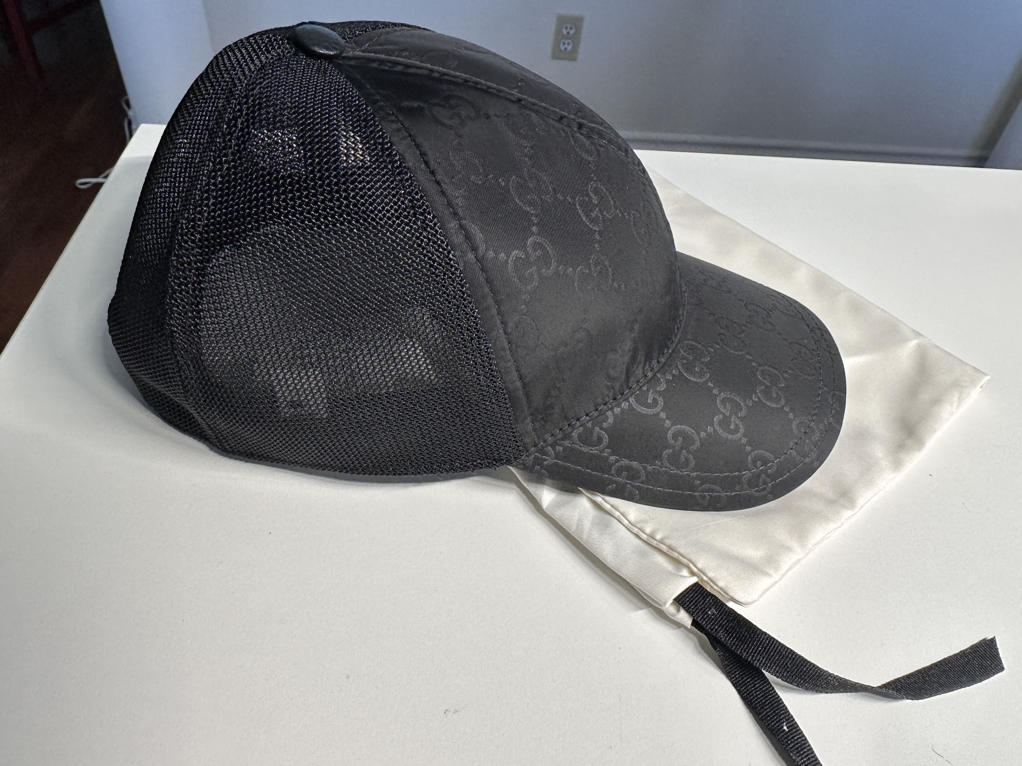 Gucci Gucci Monogram Nylon Trucker Mesh Baseball Hat Size ONE SIZE - 5 Thumbnail