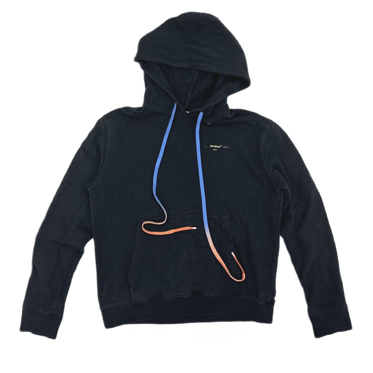 Off-White OFF-White c/o Virgil Abloh "Painted" Black Hoodie Size US XL / EU 56 / 4 - 2 Thumbnail