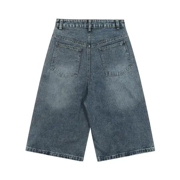 Vintage VIBE Vintage patchwork street embroidered baggy denim shorts Size US 30 / EU 46 - 2 Thumbnail