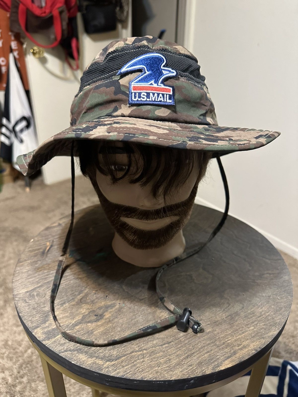 Anti Social Social Club Vintage USPS Mailman “camouflage” bucket hat 90s Size ONE SIZE - 1 Thumbnail