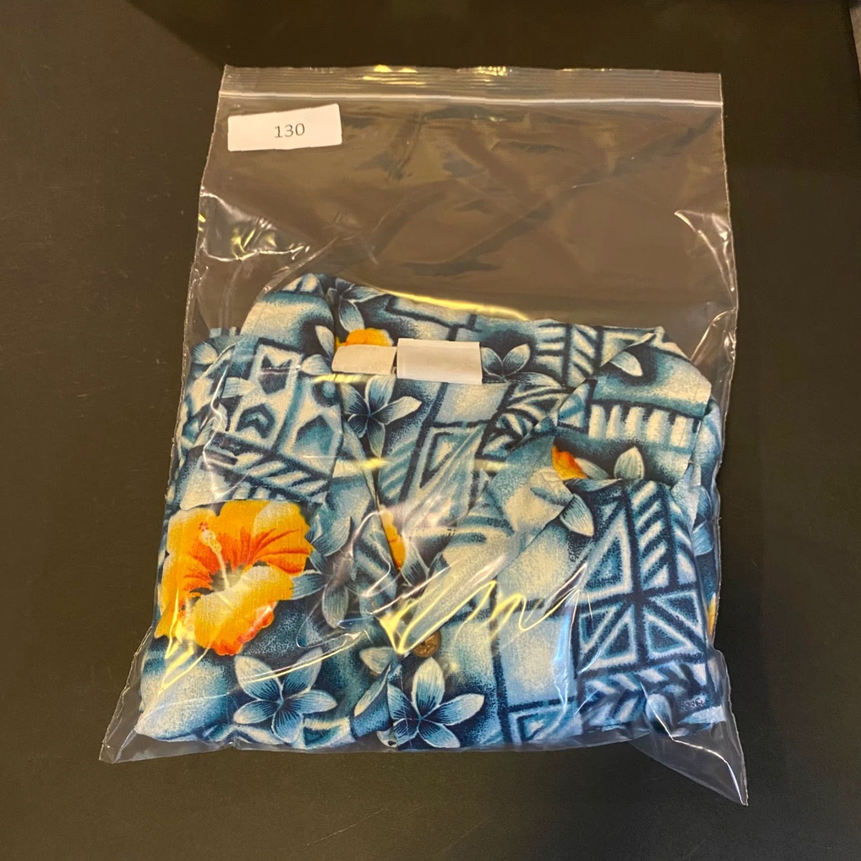 Vintage Good Vibes Shirt Mens XL Blue Floral Hawaiian Tropical Button Up S/S Size US XL / EU 56 / 4 - 8 Thumbnail
