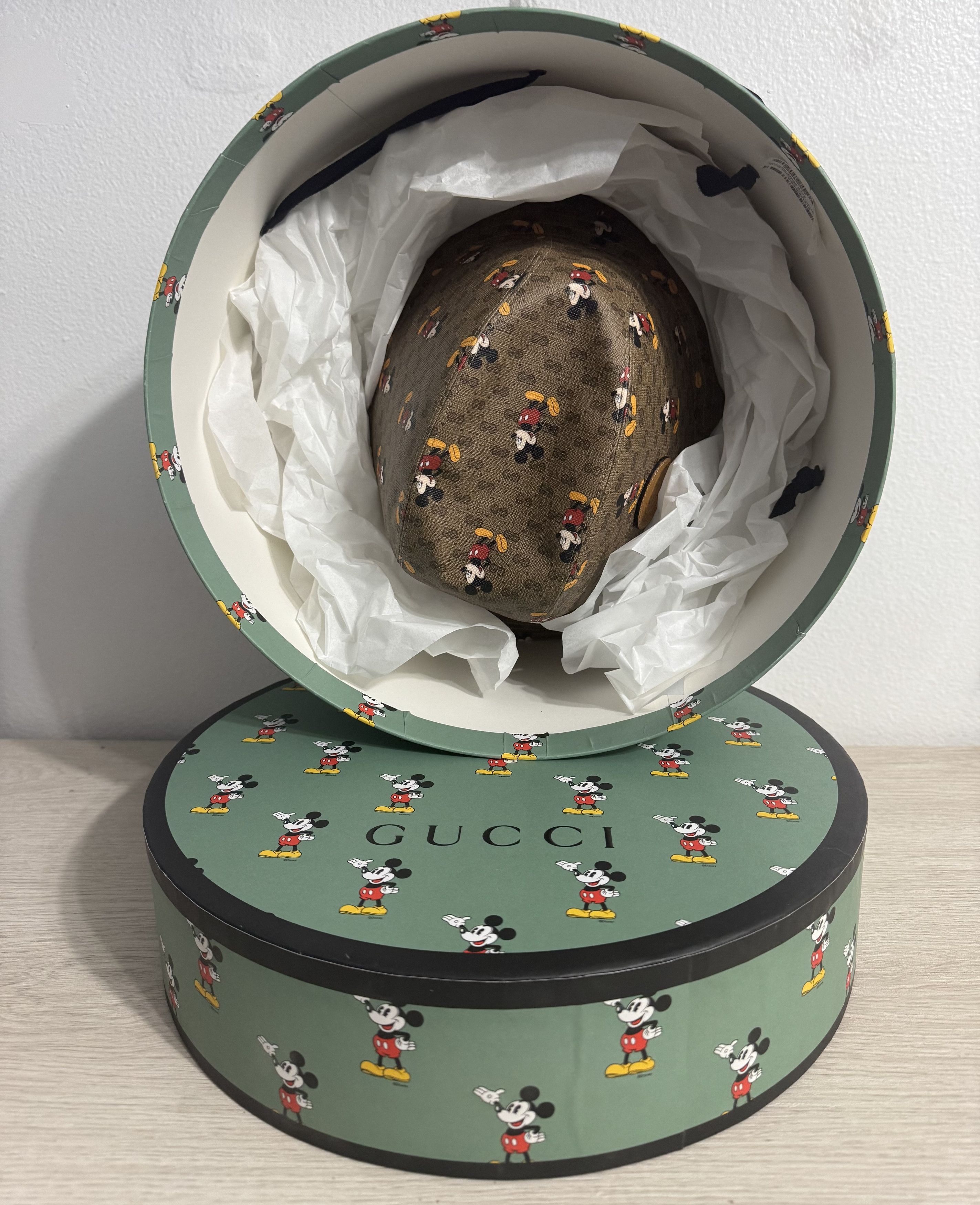 Disney × Gucci Disney X Gucci Mickey Monogram Bucket Hat Size ONE SIZE - 12 Thumbnail