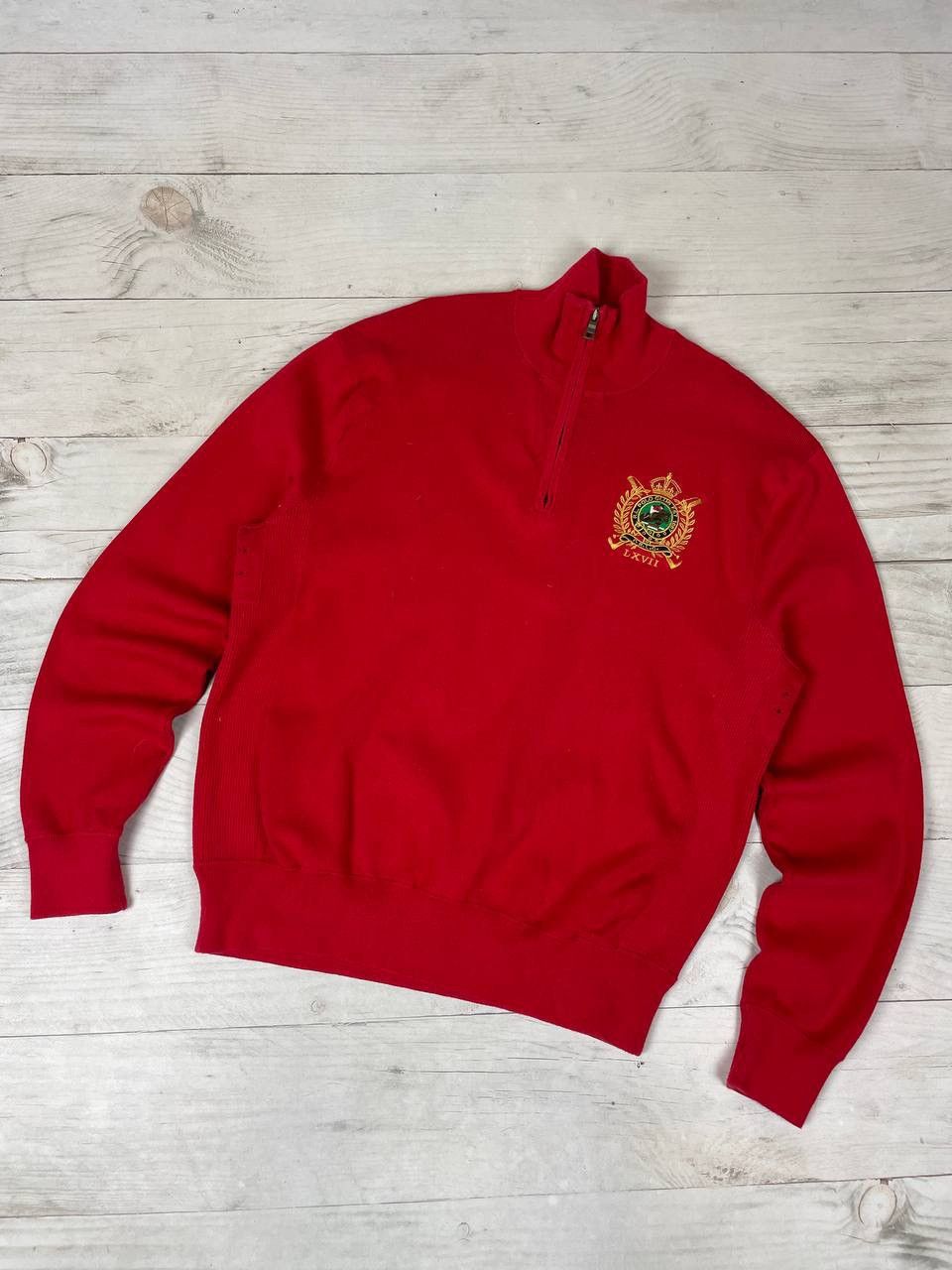 Polo Ralph Lauren Vintage Polo Ralph Lauren 1/4 Zip Pullover Sweater Size US L / EU 52-54 / 3 - 1 Thumbnail