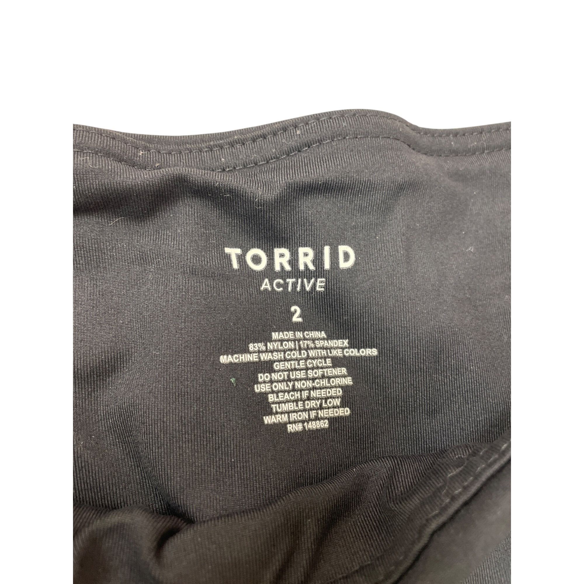 Torrid Torrid Womens Black snake print Activewear Leggings Size 2 S Size 26" / US 2 / IT 38 - 6 Thumbnail