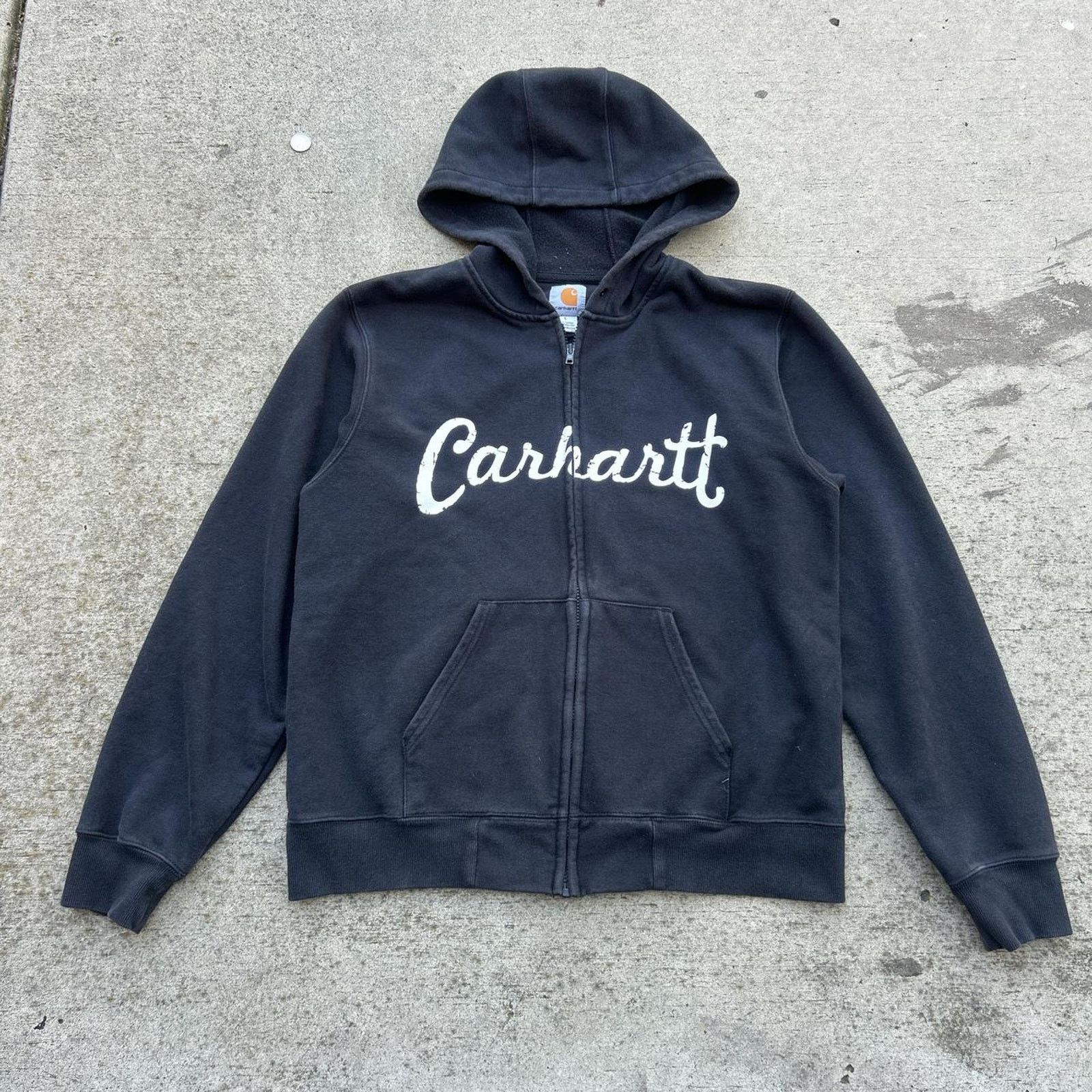 Carhartt Carhartt spell out black zip Size US L / EU 52-54 / 3 - 1 Thumbnail