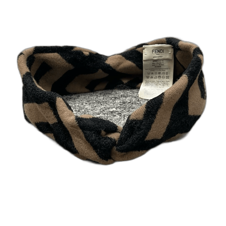 Fendi fendi black brown patterned headband Size ONE SIZE - 1 Thumbnail