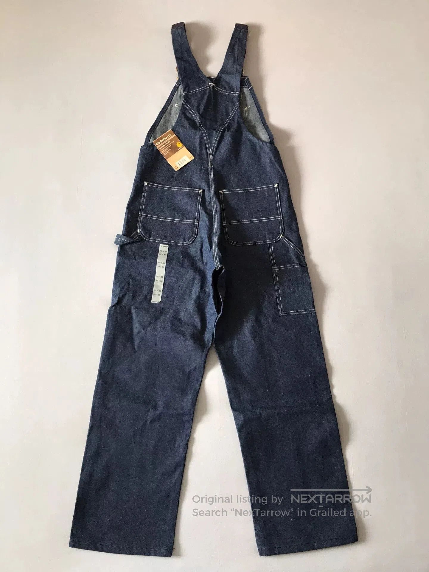 Carhartt Carhartt R08 Denim Overalls W32L30. Size US 32 / EU 48 - 4 Thumbnail