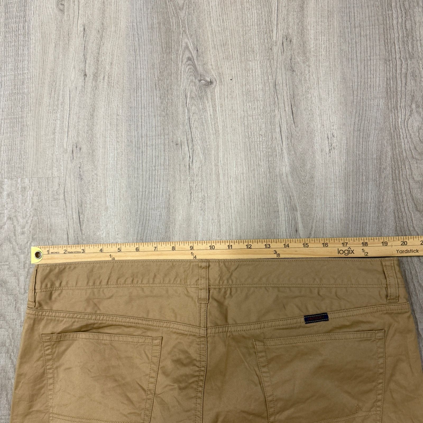 UNTUCKit Untuckit 5-Pocket Chino Pants 38x32 Tan Flat Front Preppy Size US 38 / EU 54 - 6 Thumbnail