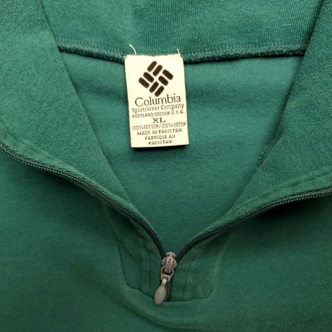 Vintage Vintage Columbia Shirt Men XL Green Cotton Long Sleeve 1/4 Zip Pullover Outdoors Size US XL / EU 56 / 4 - 5 Thumbnail