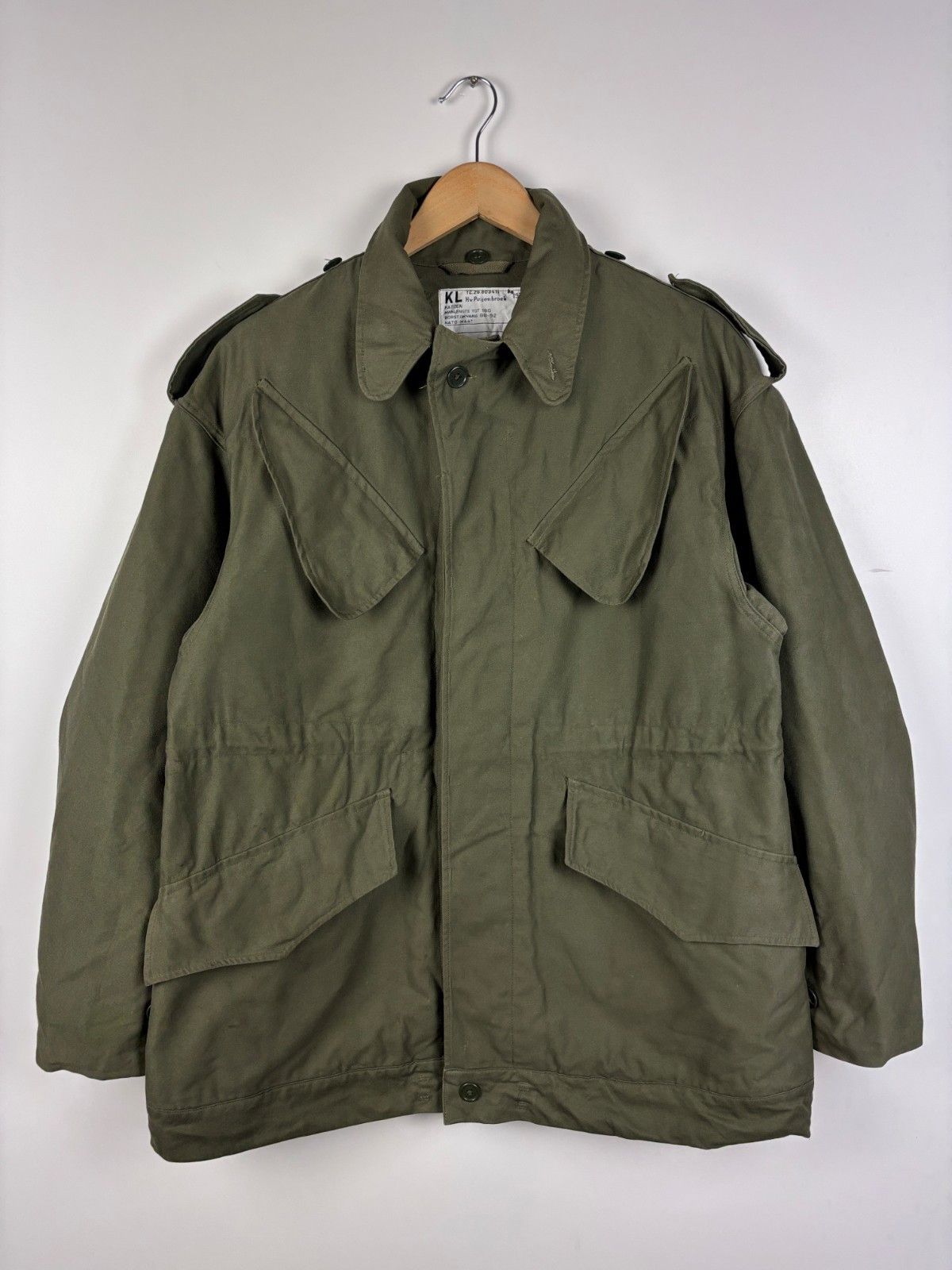 Other Vintage 1977 Dutch Military Army Coat Field Jacket Size ~M Size US M / EU 48-50 / 2 - 1 Thumbnail