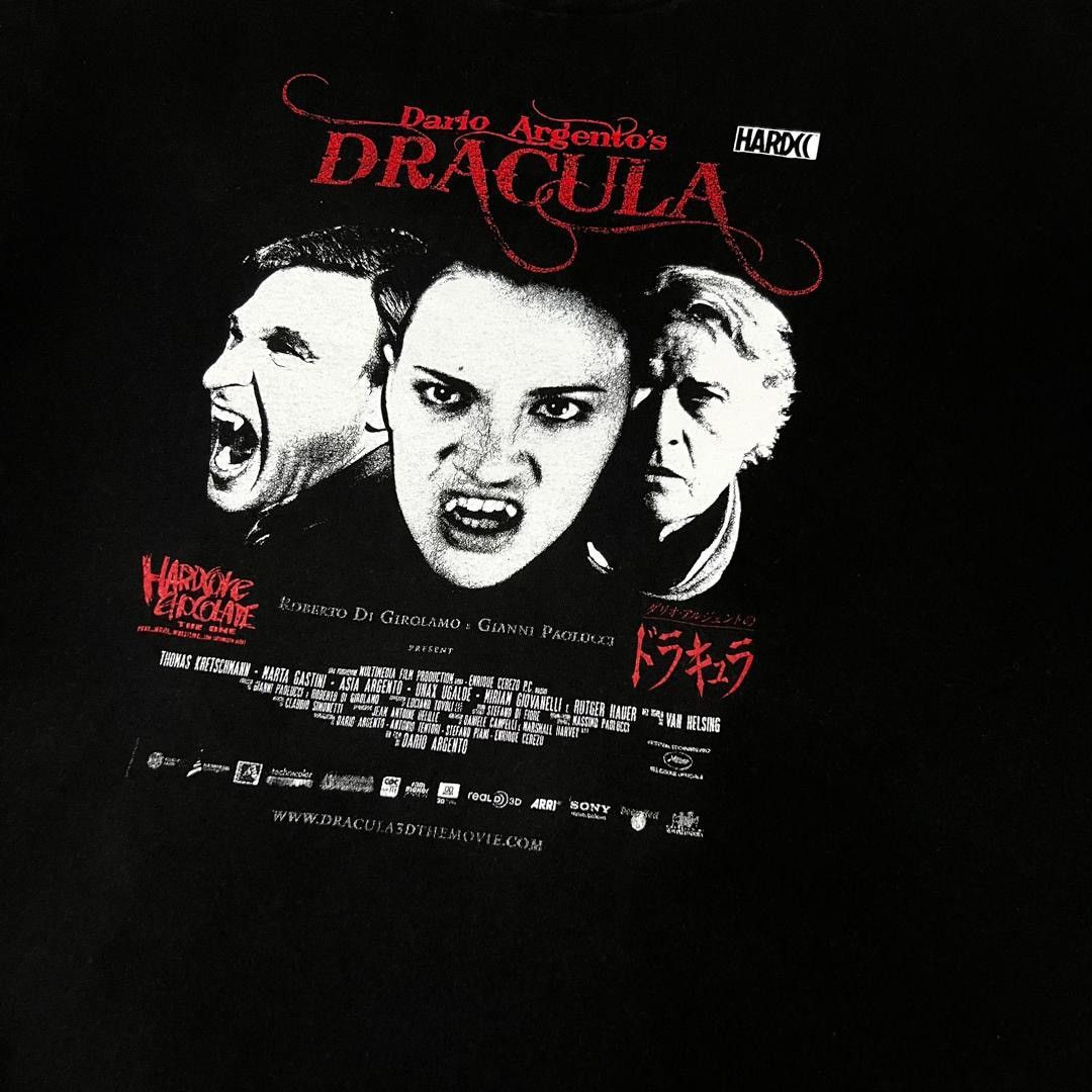 Band Tees Vintage Dario Argento’s Dracula Horror Movie T Shirt Size US XL / EU 56 / 4 - 4 Thumbnail