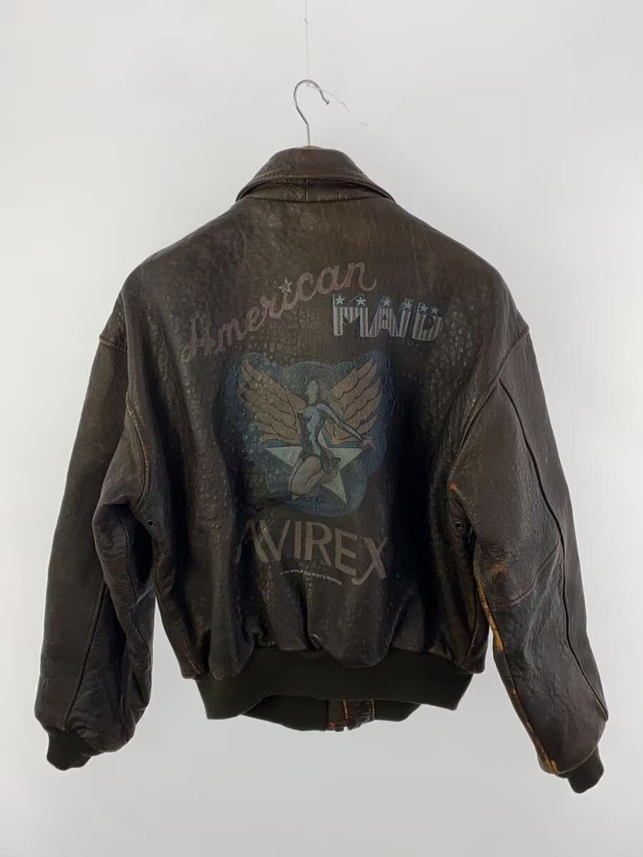 Avirex Avirex Leather Jacket Blouson Brown Size US S / EU 44-46 / 1 - 2 Thumbnail