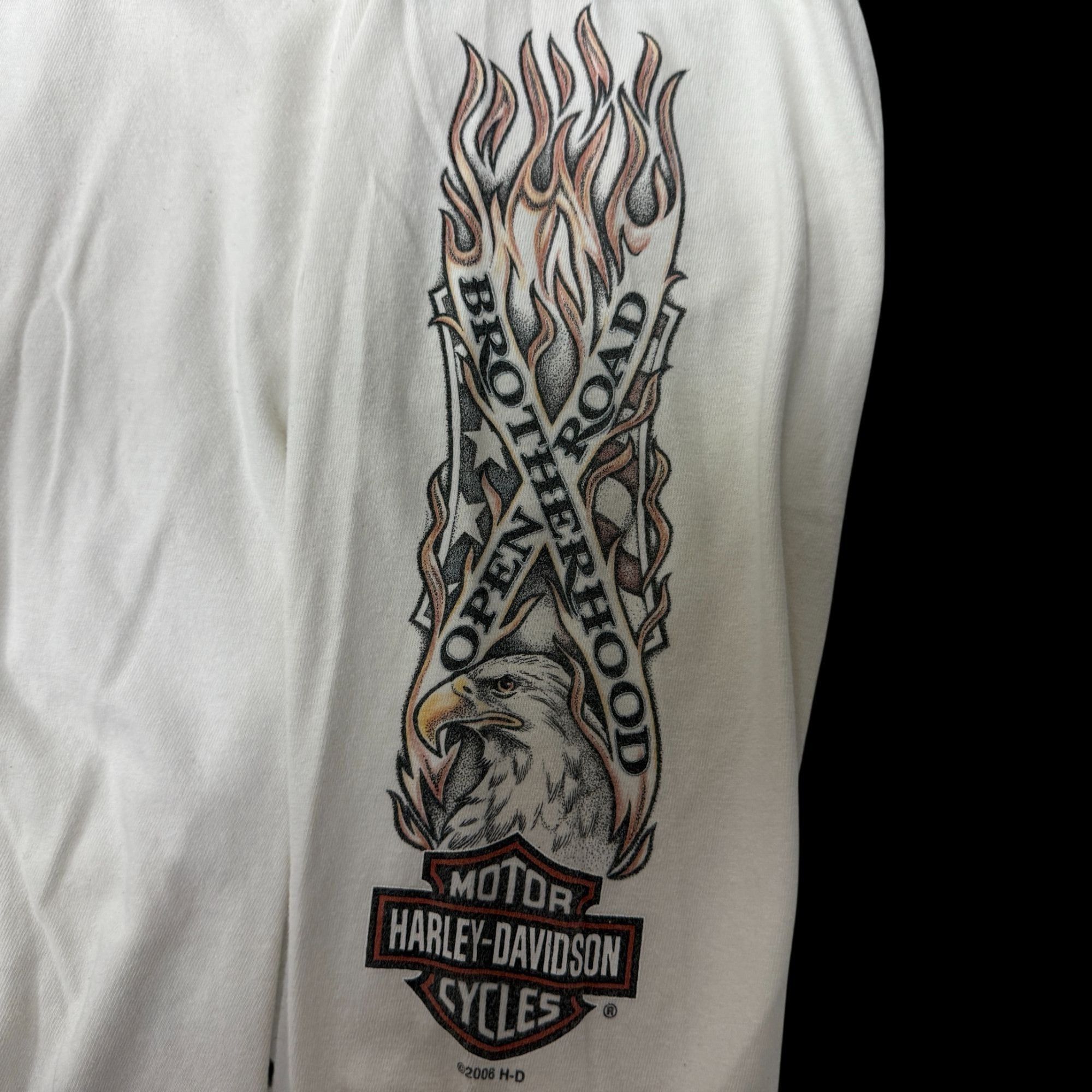 Harley Davidson HD Pikes Peak Colorado Springs WILDLIFE Wolf Bear Eagle LS T Size US XL / EU 56 / 4 - 8 Thumbnail