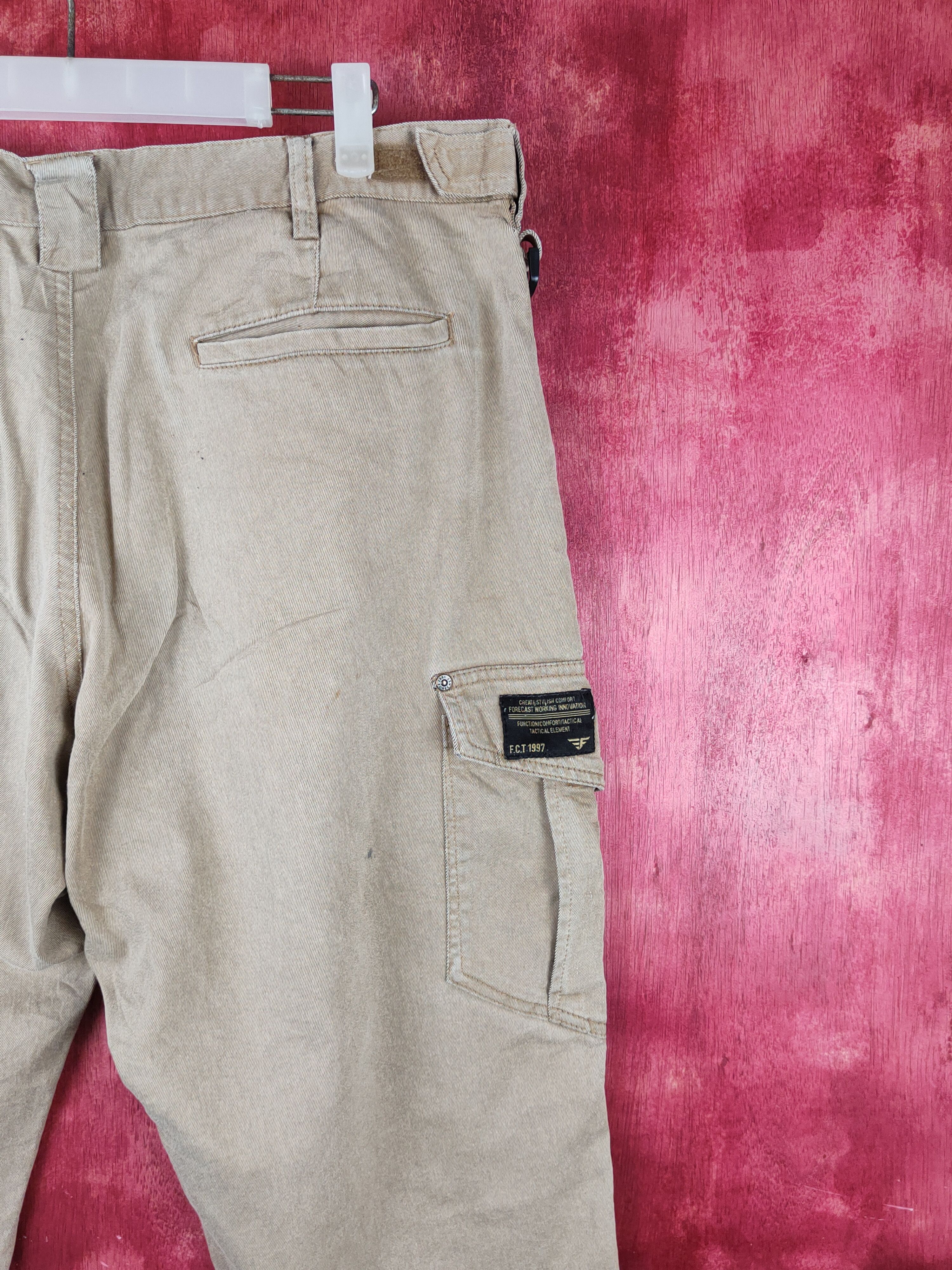 Japanese Brand Forecast Brown Faded Multipocket Tactical Cargo Pants #S1393 Size US 36 / EU 52 - 13 Thumbnail