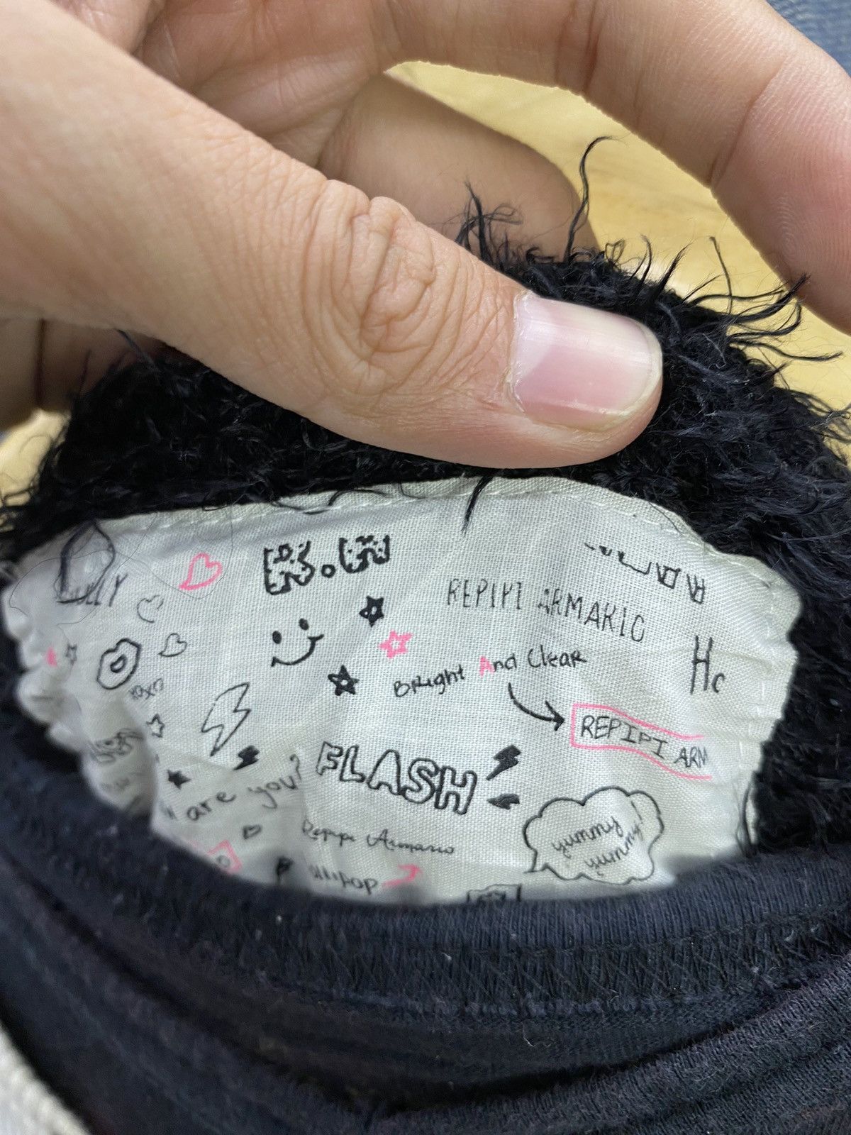 If Six Was Nine × Japanese Brand Fuzzy Mohair Grunge repipi armario Kurt Cobain Style Size US S / EU 44-46 / 1 - 8 Thumbnail