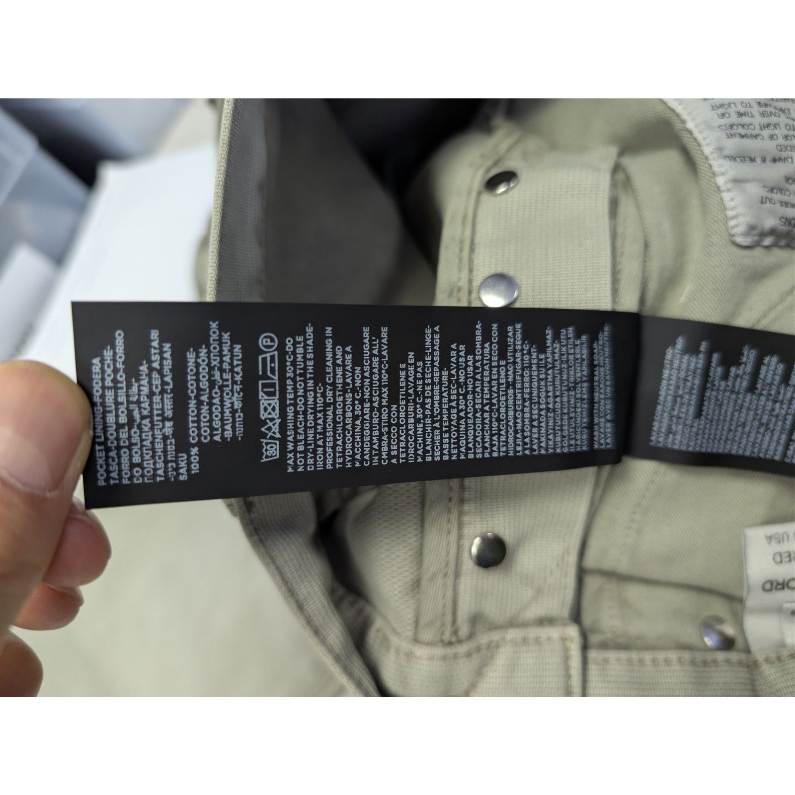 Tom Ford o1rshd1 Tapered Fit Denim Jeans in Grey 34 Size US 34 / EU 50 - 19 Thumbnail