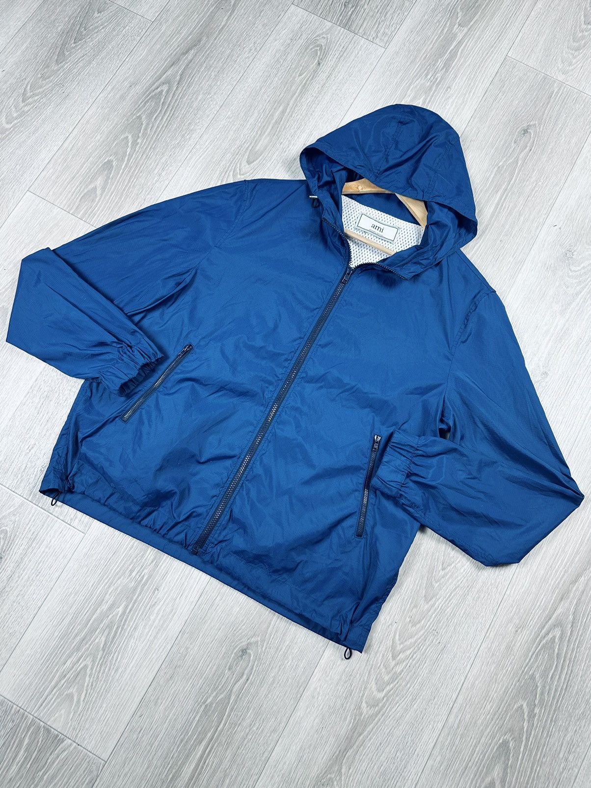 AMI Blue Ami Premier Baiser Light Jacket Size L Size US L / EU 52-54 / 3 - 3 Thumbnail