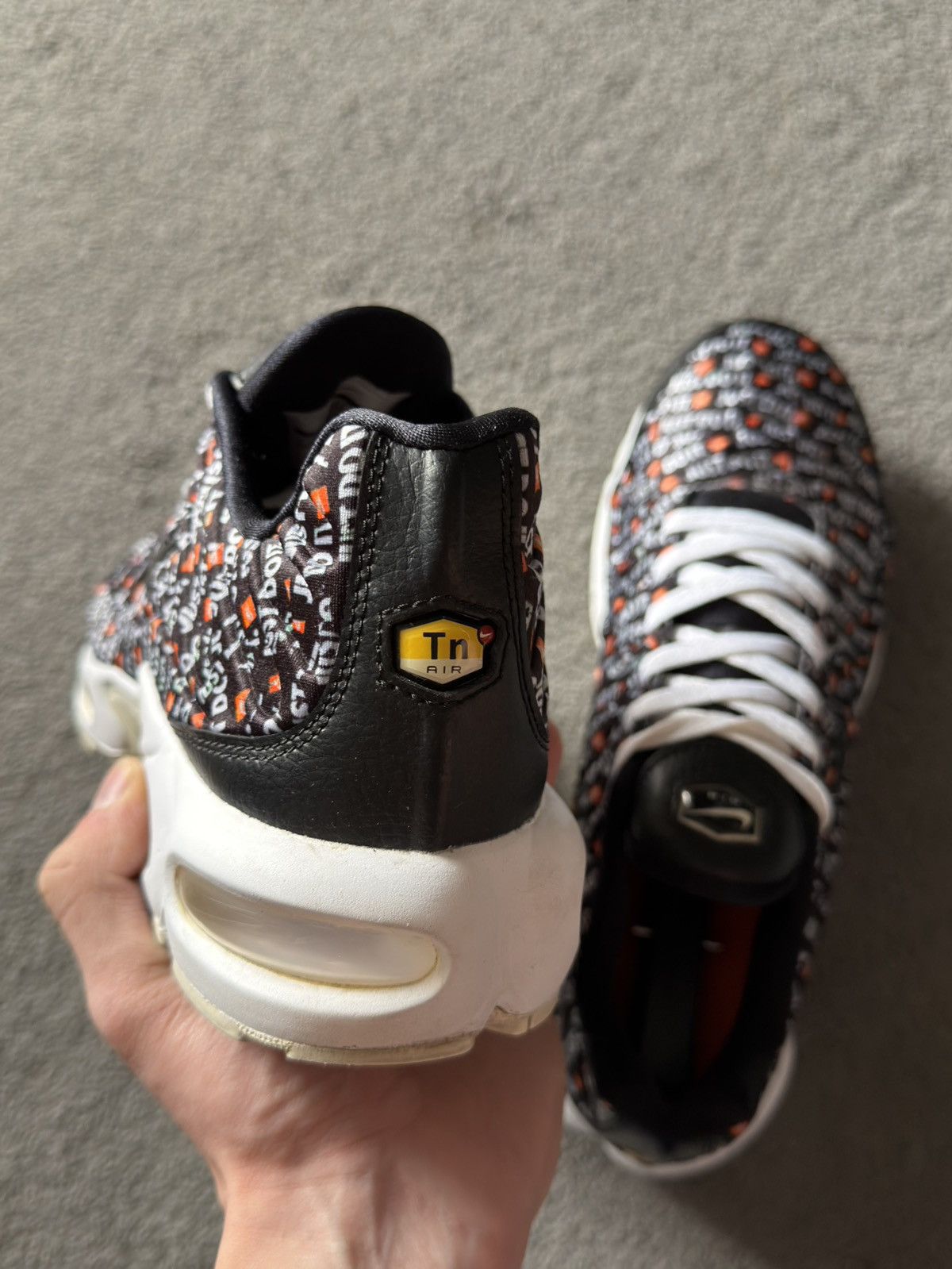 Nike Nike Air Max Plus Tn Just Do It Black Size US 10 / IT 40 - 6 Thumbnail
