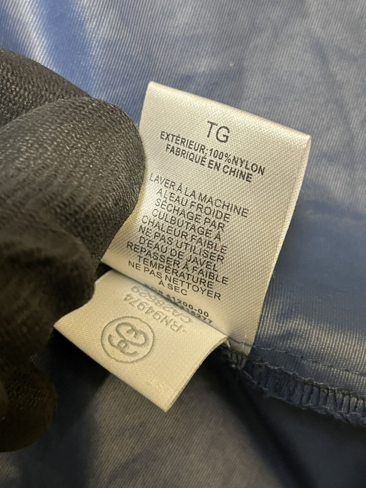 Stussy Stussy Navy Nylon Full-Zip Jacket XL w/ Detachable Hood Size US XL / EU 56 / 4 - 16 Thumbnail