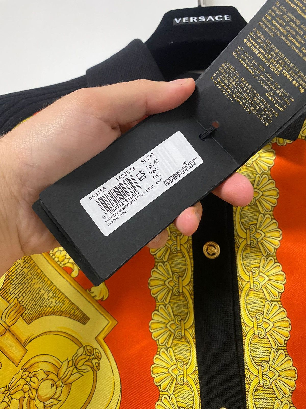 Versace Versace Barocco Goddess Cardigan Dress Size M / US 6-8 / IT 42-44 - 5 Thumbnail
