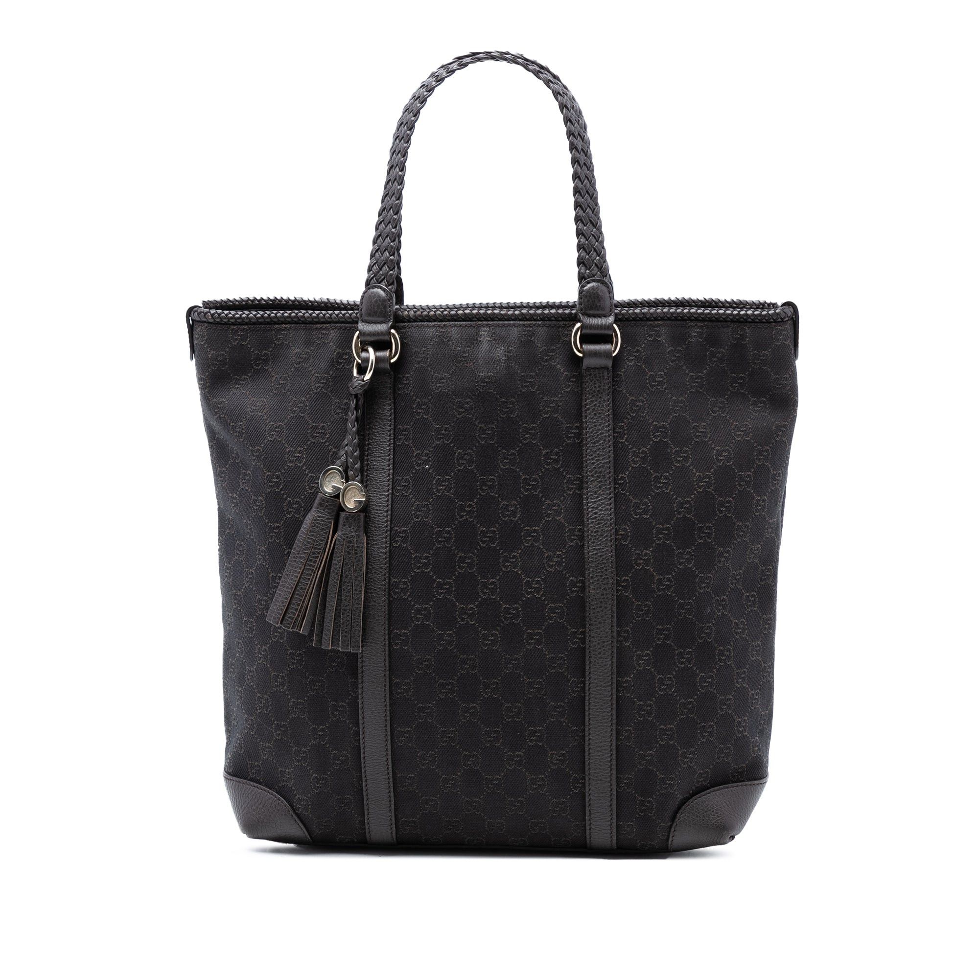 Gucci Large GG Denim Marrakech Tote Size ONE SIZE - 1 Thumbnail