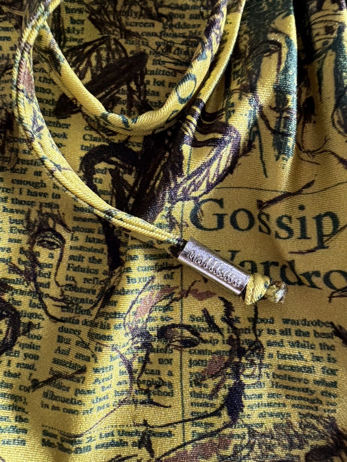 John Galliano Galliano newsprint dress Size M / US 6-8 / IT 42-44 - 4 Thumbnail