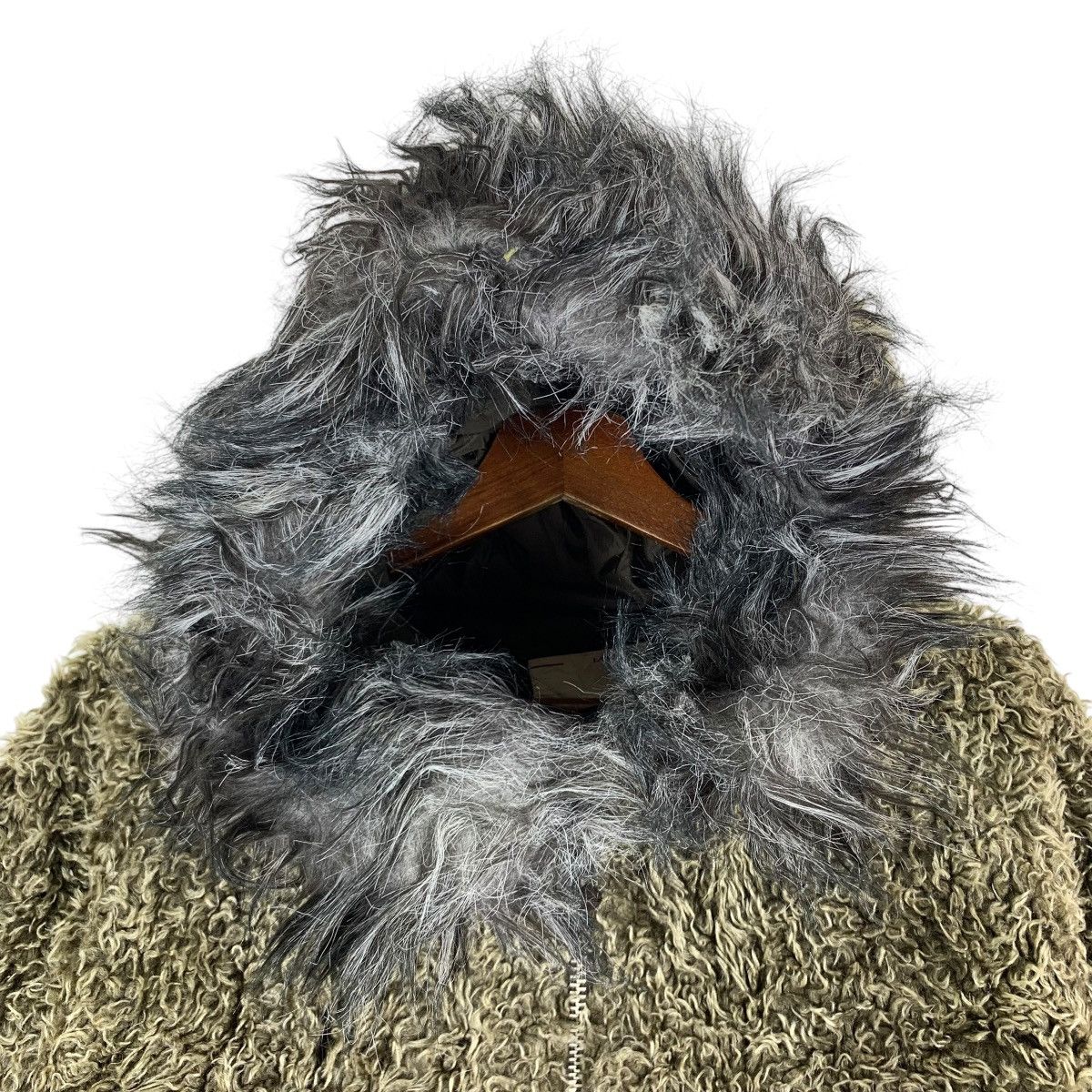 Designer × If Six Was Nine VINTAGE WALLS FUR MINK COLLAR HOODIE JACKET Size US L / EU 52-54 / 3 - 6 Thumbnail