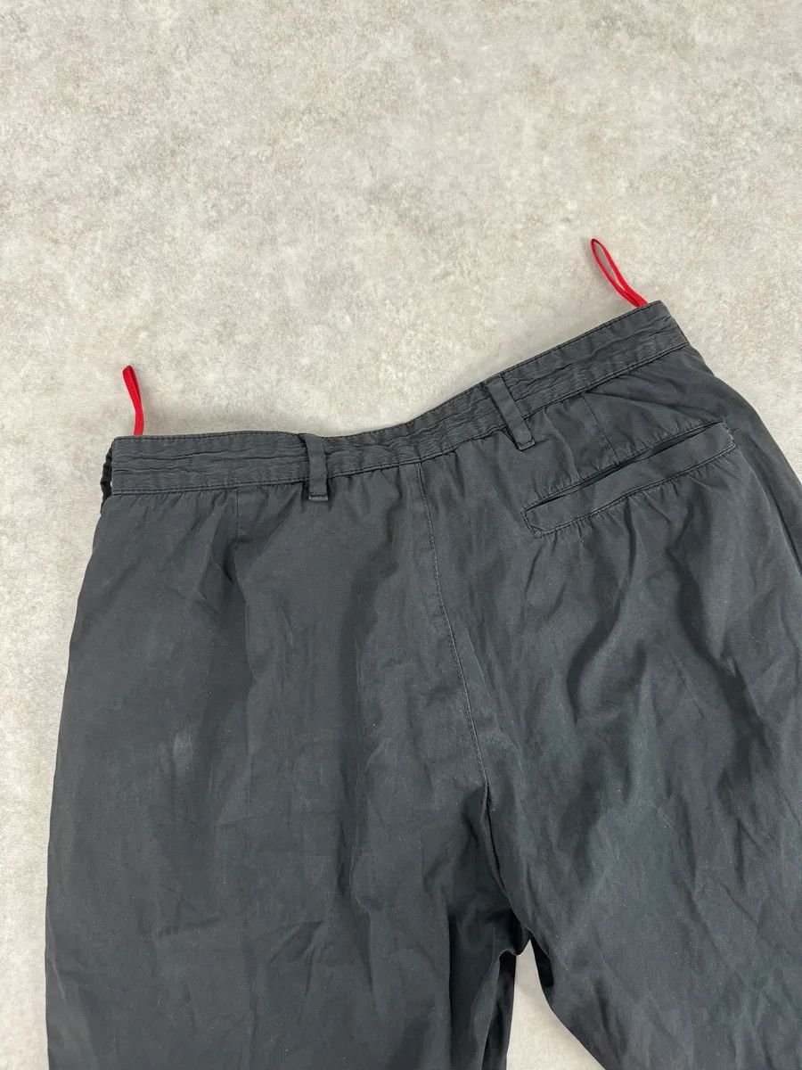 Prada 2000s Prada Black Linea Rossa Nylon Zip Pants Size 25" / US 0 / IT 36 - 8 Thumbnail