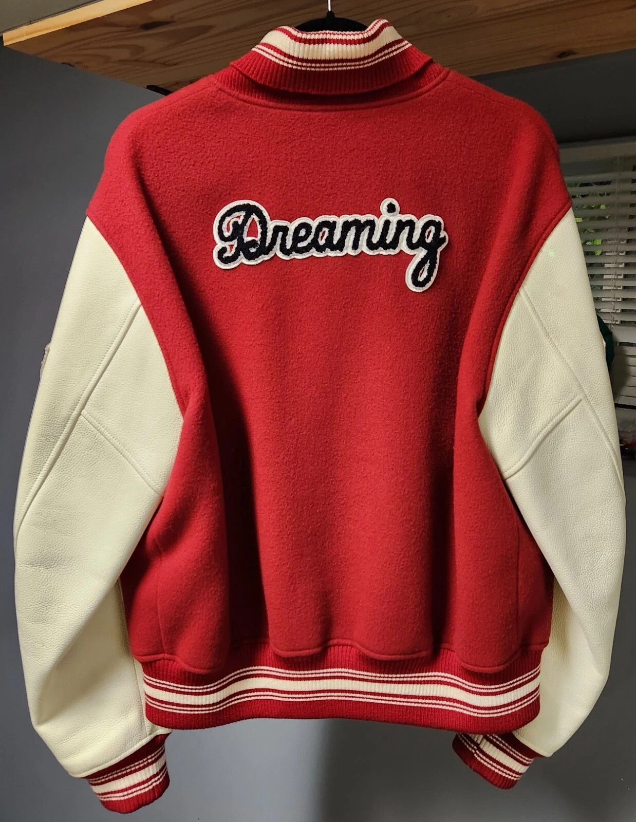Louis Vuitton Louis Vuitton × Virgil Abloh FW19 MLK Varsity Jacket Size US M / EU 48-50 / 2 - 2 Thumbnail
