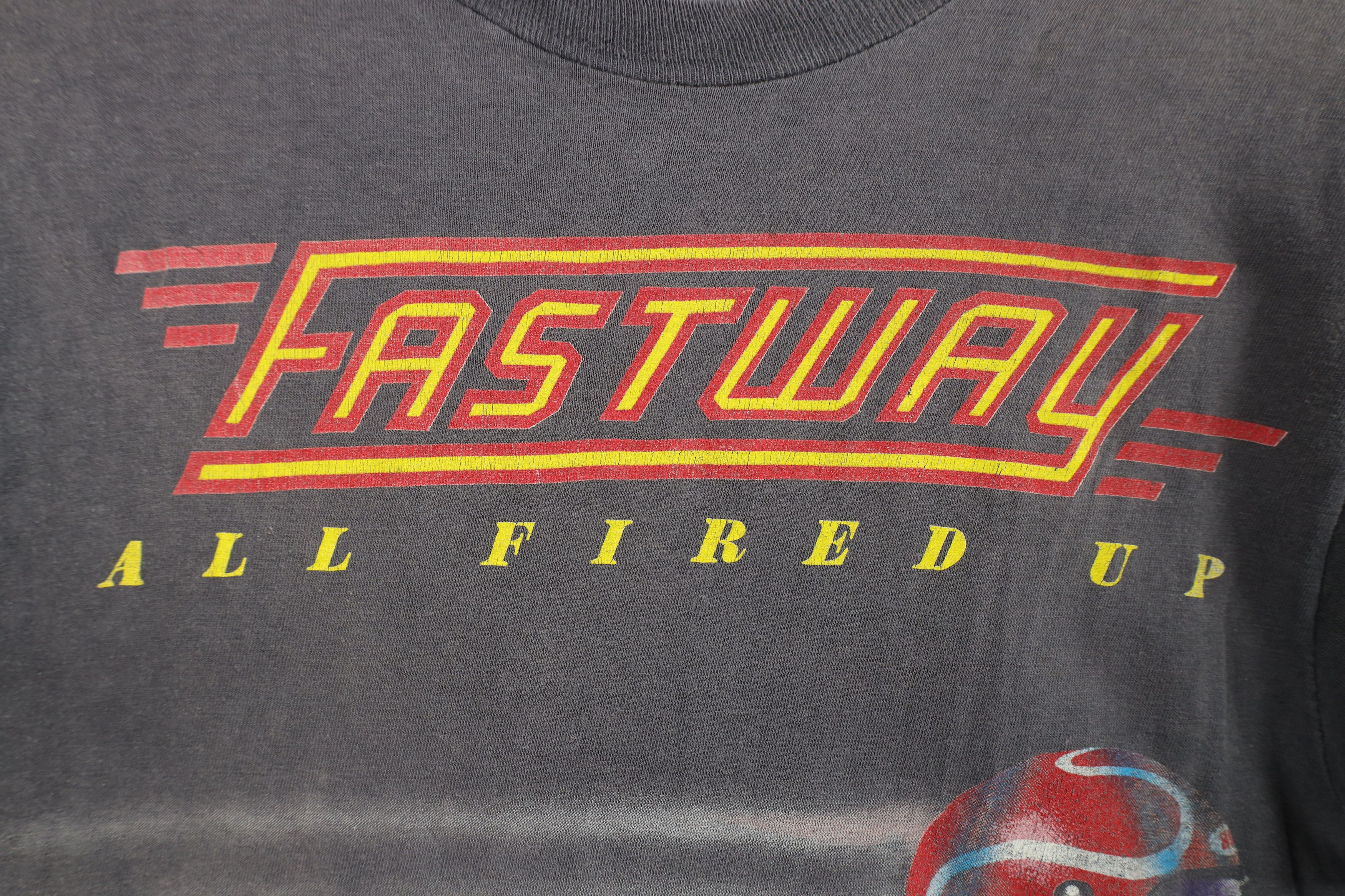 Vintage Vintage 80s 1984 All Fired Up Tour Fastway Band T-Shirt USA Size US S / EU 44-46 / 1 - 5 Thumbnail