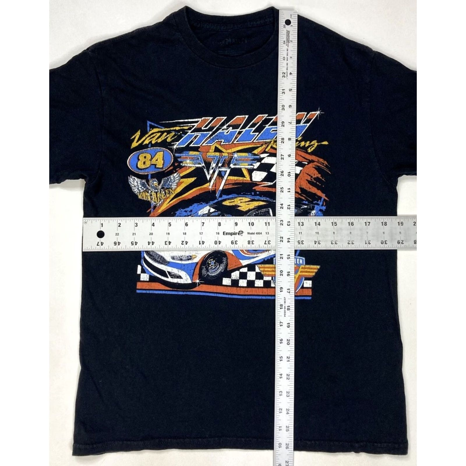 Vintage VINTAGE Van Halen Racing 84 Graphic T-shirt Women Medium Black Short Sleeve Music Size M / US 6-8 / IT 42-44 - 5 Thumbnail