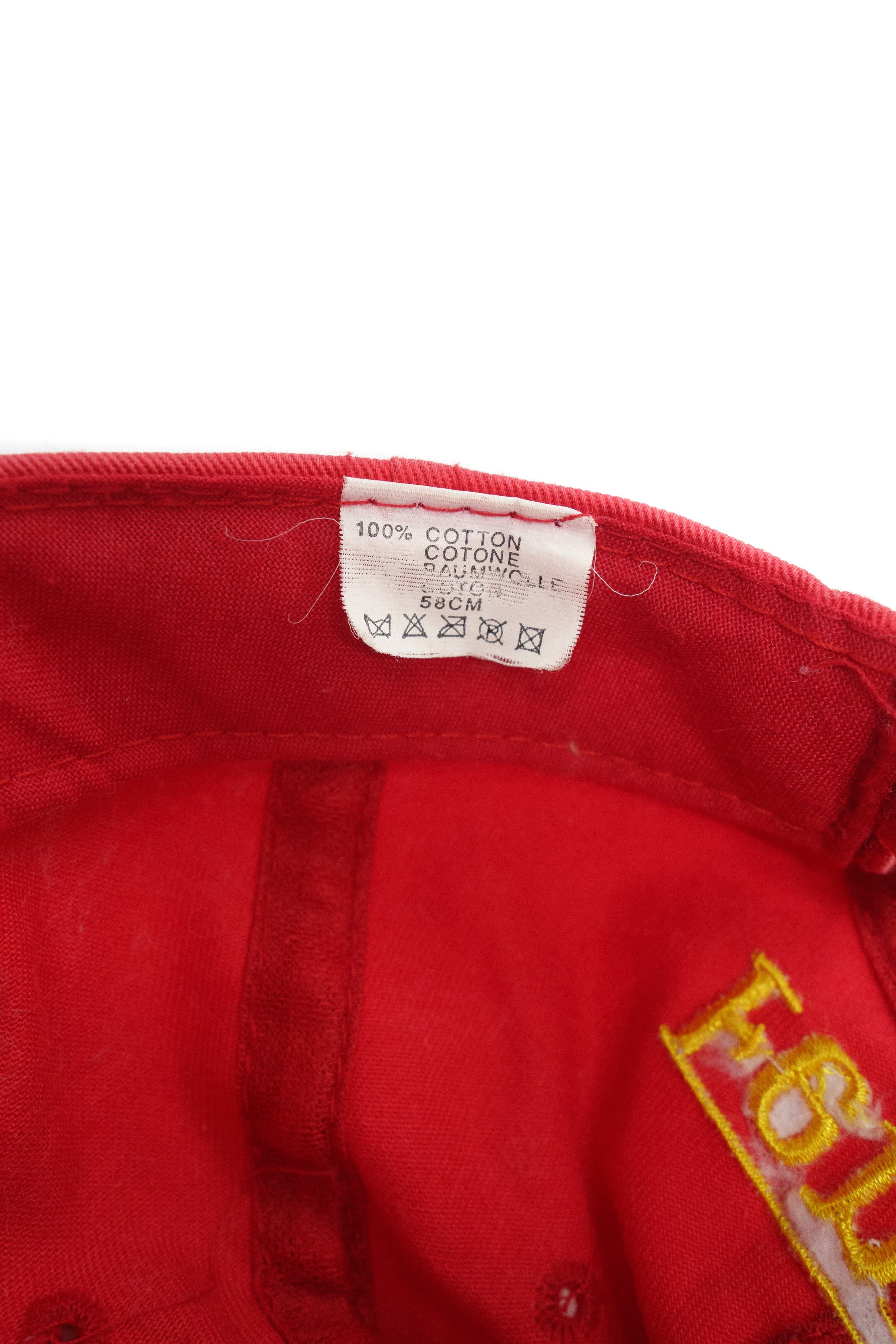 Ferrari 90s Big Front Logo Racing Laurel Vintage Cap Size ONE SIZE - 8 Thumbnail