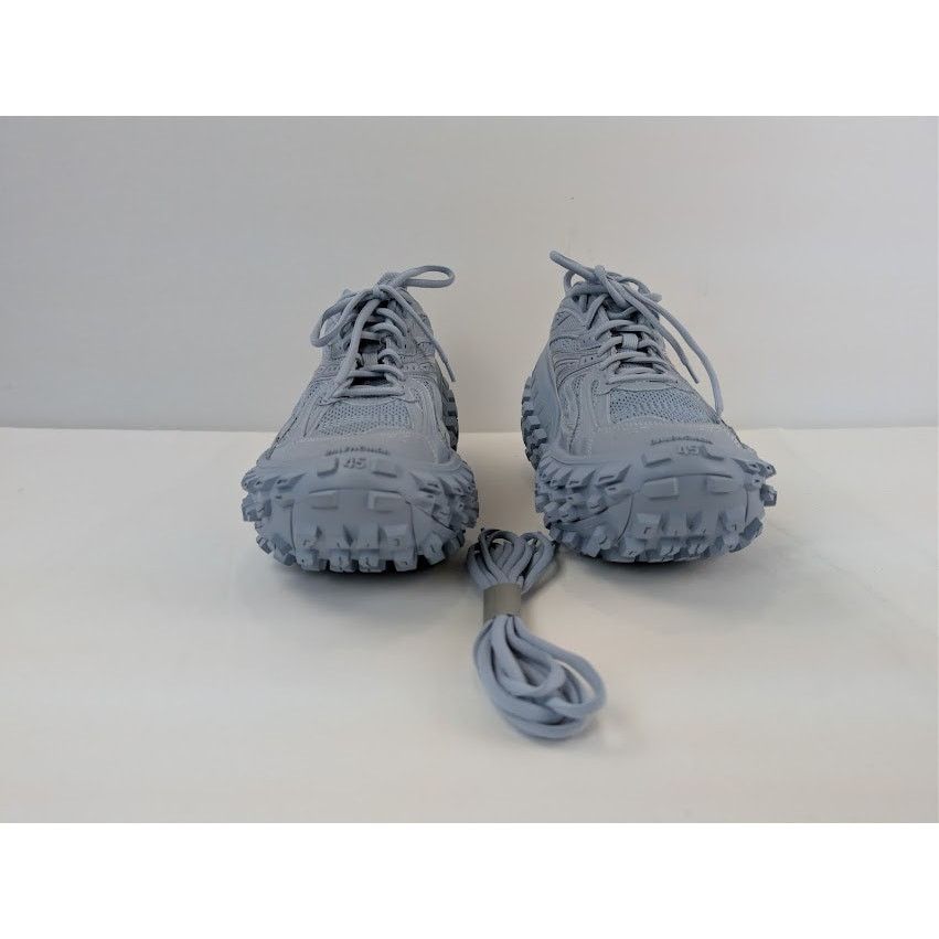 Balenciaga o1rshd1 Bouncer / Defender Low Top Sneaker in Faded Blue Size US 12 / EU 45 - 9 Thumbnail