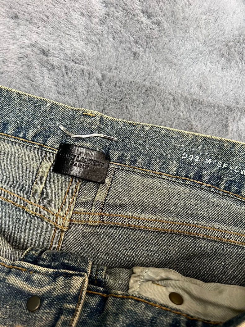 Saint Laurent Paris Saint Laurent Paris Fall/Winter 15 Wash Blue Havoc Jeans Size US 31 - 3 Thumbnail