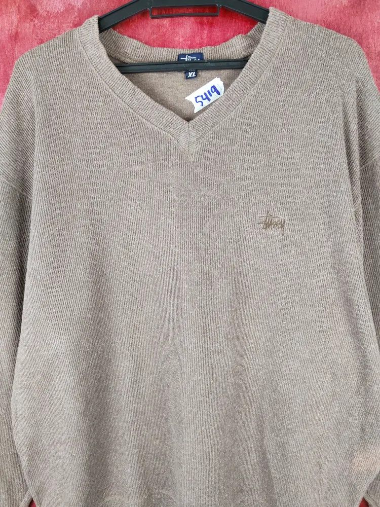 Stussy DL Stussy Brown faded vintage Sweatshirt #5419 Size US XL / EU 56 / 4 - 2 Thumbnail