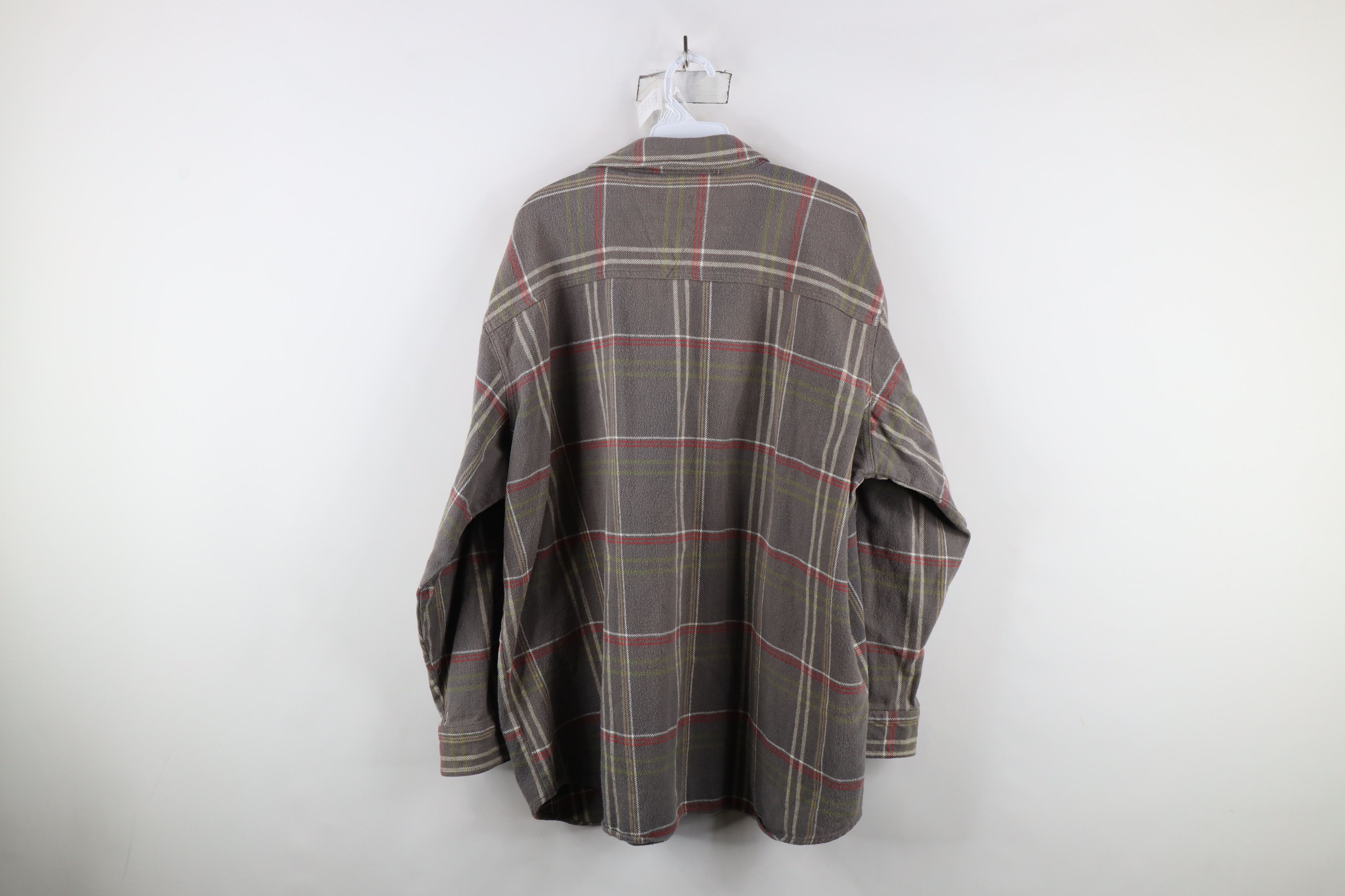 Dickies × Vintage Vintage 90s Dickies Heavyweight Button Shirt Plaid Cotton Size US XXL / EU 58 / 5 - 7 Thumbnail