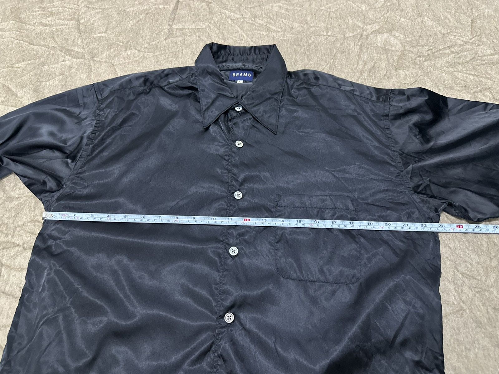 Beams Plus 1990 - Beams Japan 100% Nylon Pocket Button Up Shirt Size US L / EU 52-54 / 3 - 8 Thumbnail