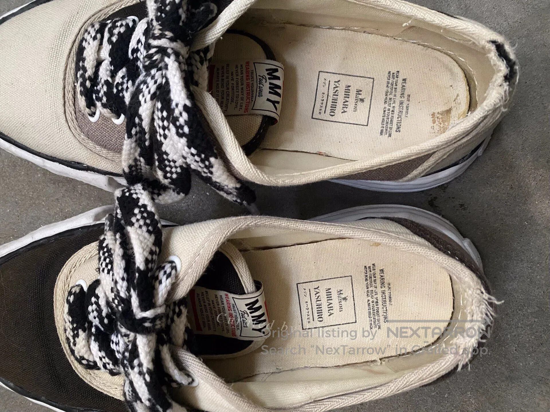 Maison MIHARA YASUHIRO Mihara Yasuhiro Converse Spliced Distressed Shoes. Size US 9 / EU 42 - 3 Thumbnail