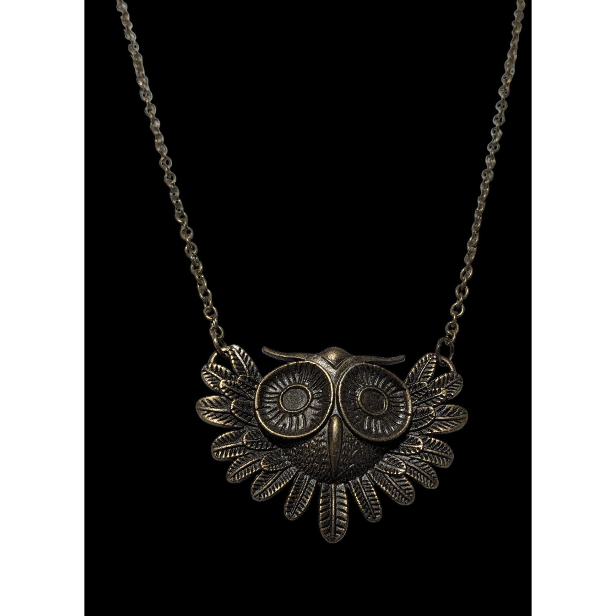 Other Gold Steampunk Owl Necklace Size ONE SIZE - 3 Thumbnail