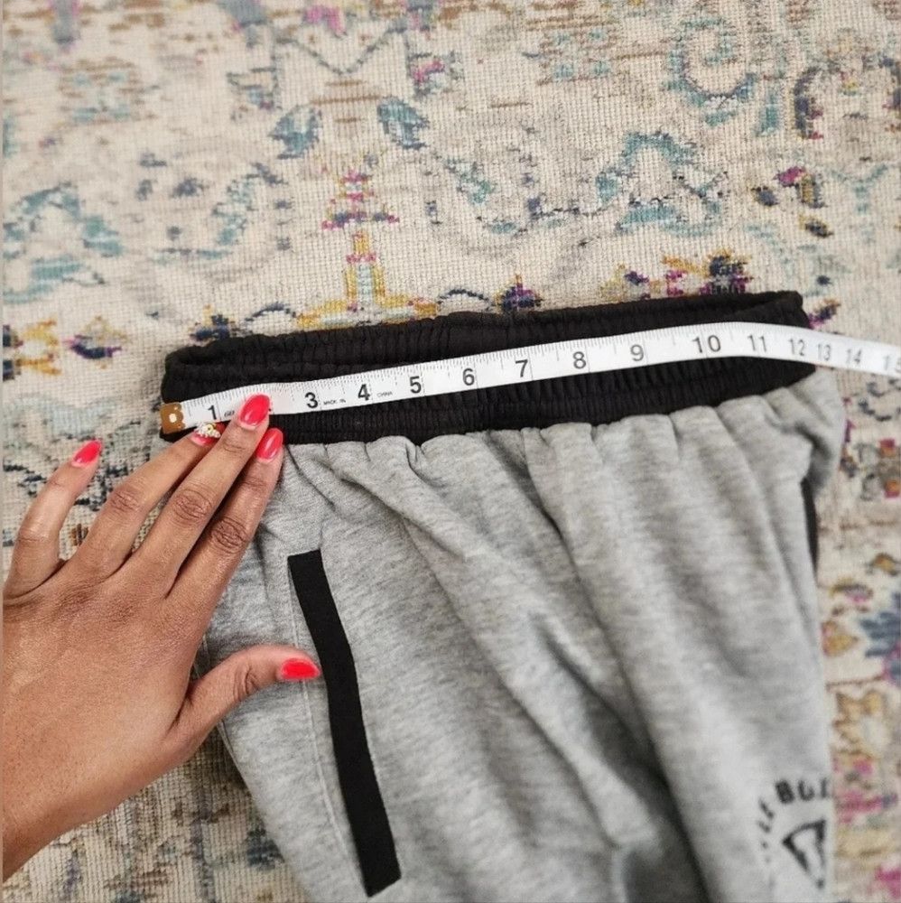 Other Title Men Grey/Black Boxing Jogger Sweatpants Drawstring MD Size US 33 - 5 Thumbnail