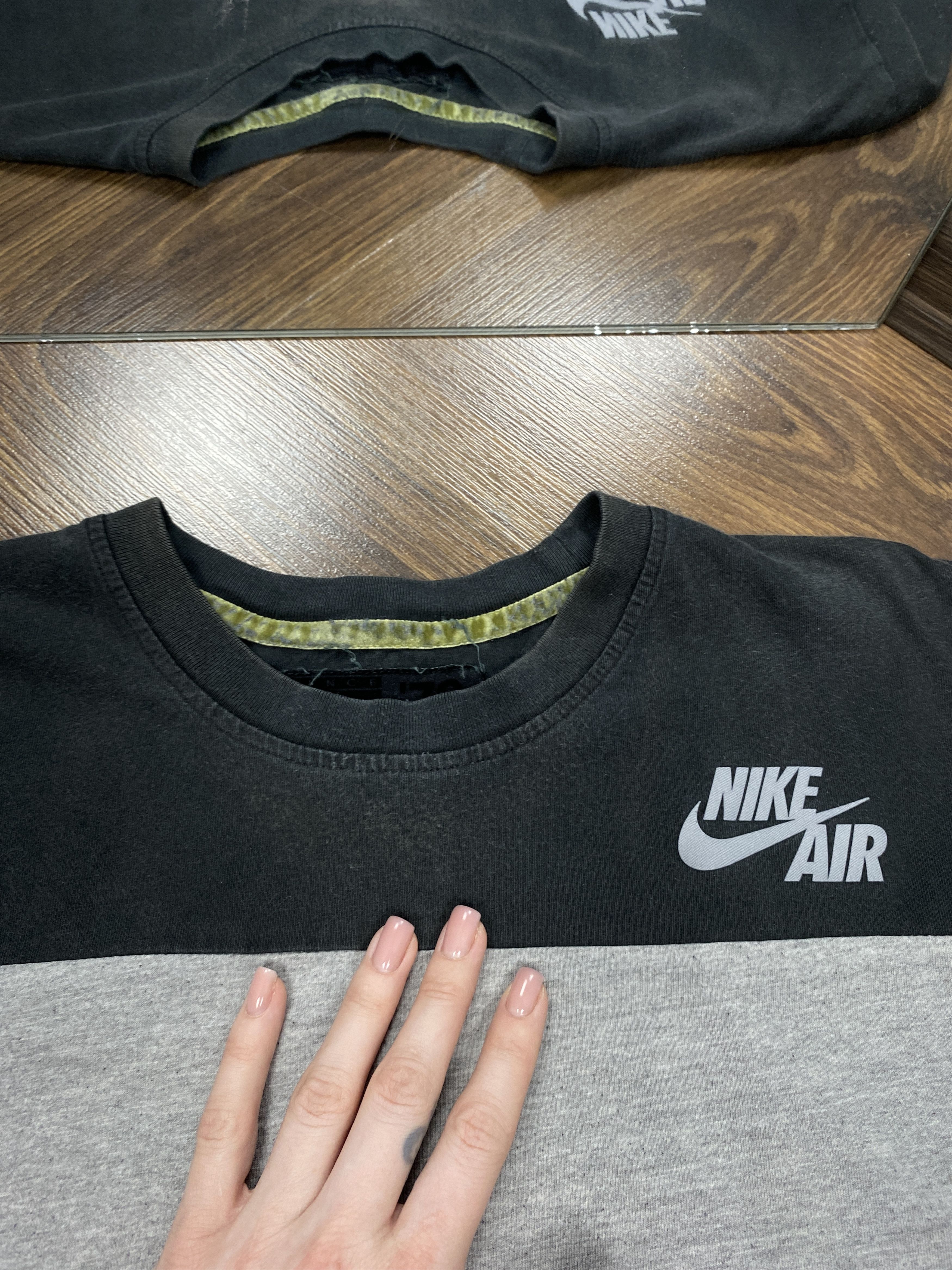 Nike × Vintage Nike Air 72 vintage crew neck t-shirt Size US XL / EU 56 / 4 - 4 Thumbnail